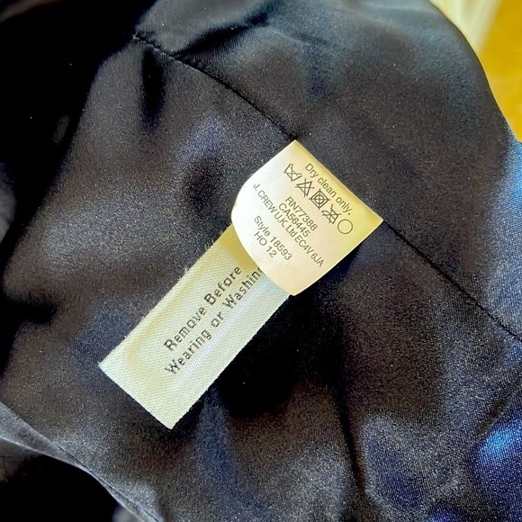 NWOT J. Crew Italian Wool Stadium Cloth Nello Gori Green Zippered Jacket Coat - Picture 14 of 16